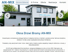 Tablet Screenshot of anmix.com.pl